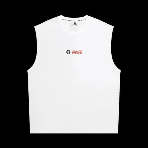 AAPE x Coca Cola Logo Tank Top 'White'