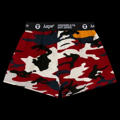 AAPE Camo Boxers 'Red'