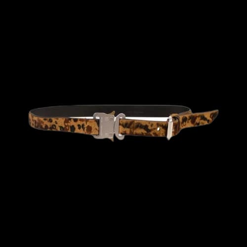 1017 ALYX 9SM Medium Rollercoaster Belt 'Leopard'