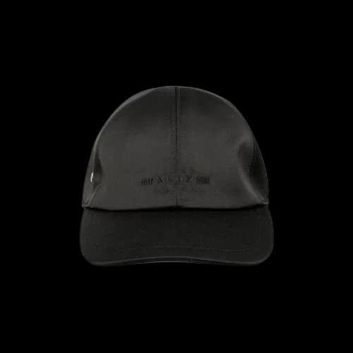 1017 ALYX 9SM Satin Logo Hat With Buckle 'Black'