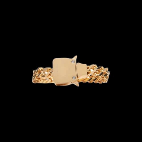 1017 ALYX 9SM Cubix Chain Bracelet With Fixed Buckle 'Gold Shiny'