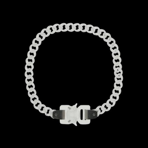 1017 ALYX 9SM Buckle Necklace 'White'