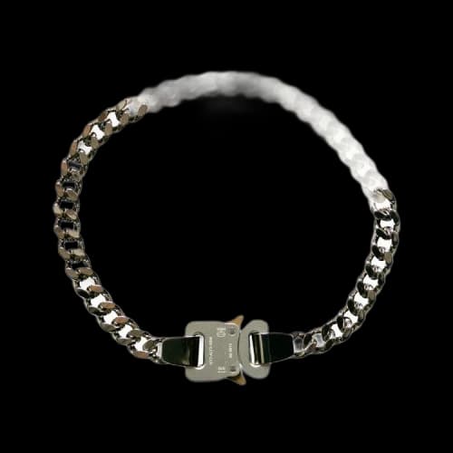 1017 ALYX 9SM Metal And Nylon Chain Necklace 'Silver/Transparent'