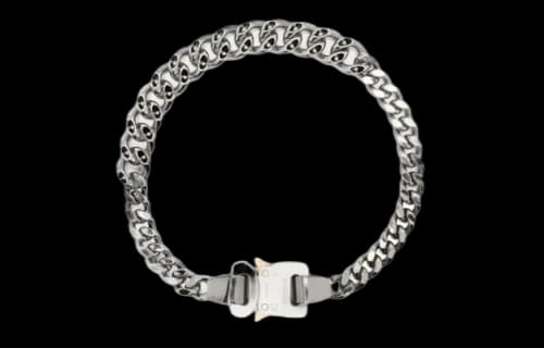 1017 ALYX 9SM Hero 4X Chain Necklace 'Silver'