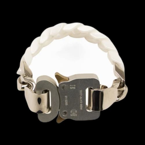1017 ALYX 9SM Ceramic Buckle Chain Bracelet 'White'