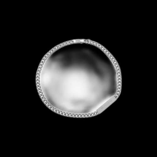 1017 ALYX 9SM Thinner ID Necklace 'Silver'
