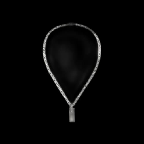 1017 ALYX 9SM Zip Puller Necklace 'Silver'