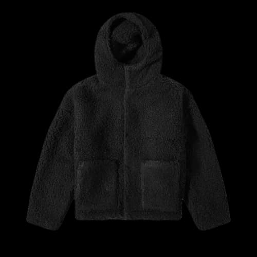 1017 ALYX 9SM Sherpa Fleece Hooded Jacket 'Black'