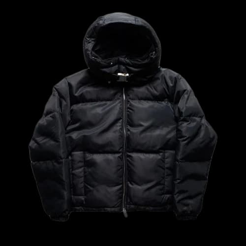 1017 ALYX 9SM Hooded Puffer Jacket With Buckle 'Black'