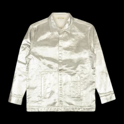 1017 ALYX 9SM Foil Denim Shirt 'Silver'
