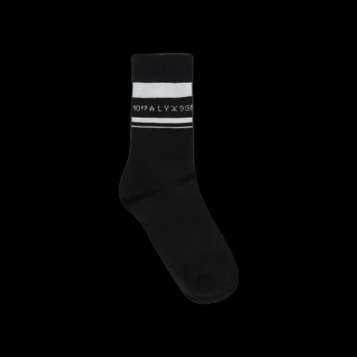 1017 ALYX 9SM Horizontal Stripe Sock 'Black'
