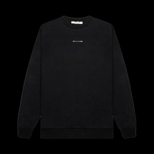 1017 ALYX 9SM Melt Circle Logo Long-Sleeve Tee 'Black'
