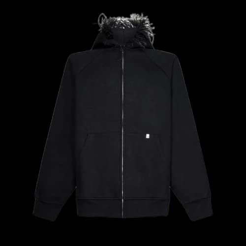 1017 ALYX 9SM Oversized Feathered Hoodie 'Black'
