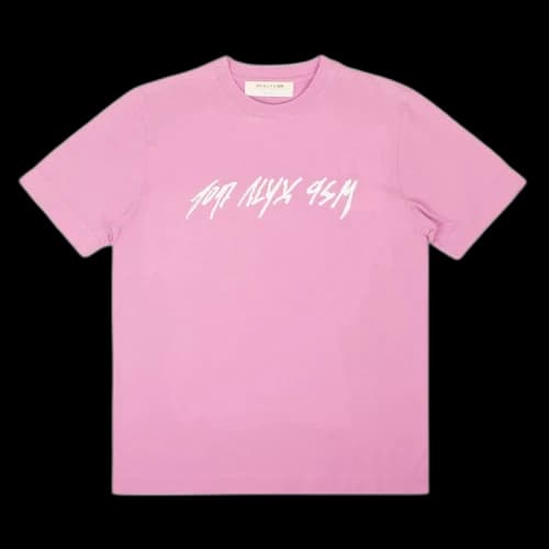 1017 ALYX 9SM Script Logo Short-Sleeve T-Shirt 'Pink'