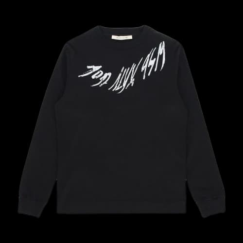 1017 ALYX 9SM Script Long-Sleeve Tee 'Black'