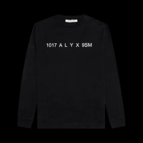 1017 ALYX 9SM Logo Long-Sleeve Tee 'Black'