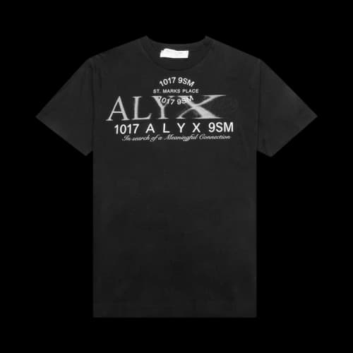 1017 ALYX 9SM Collection Logo T-Shirt 'Black'