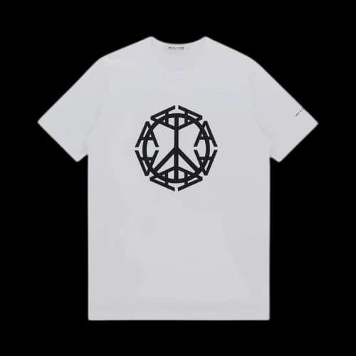 1017 ALYX 9SM Peace Sign T-Shirt 'White'