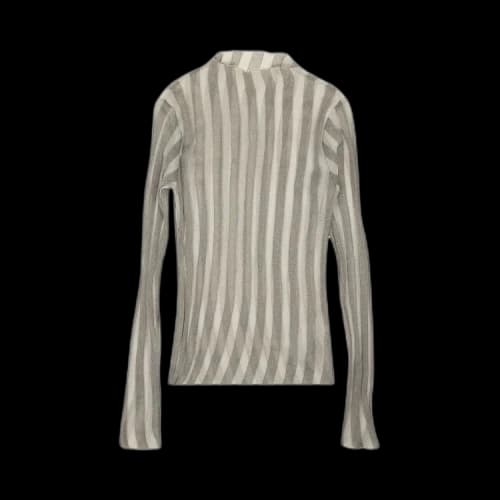 1017 ALYX 9SM Mockneck Ribbed Long-Sleeve Top 'Silver'