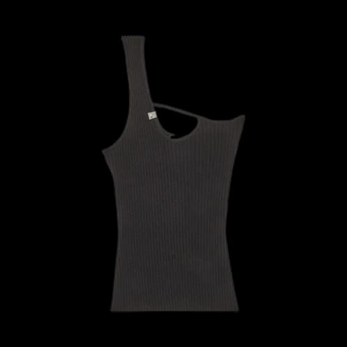 1017 ALYX 9SM Webbed Rip Knit Tank Top 'Black'