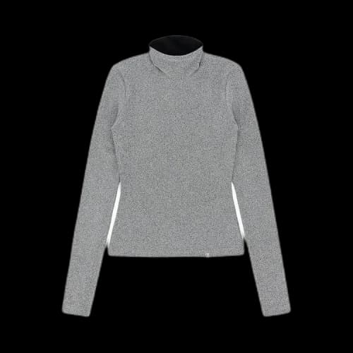 1017 ALYX 9SM Shimmer High Neck Top 'Silver'
