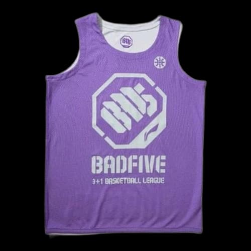 Li-Ning BadFive Reversible Basketball Jersey 'Purple White'