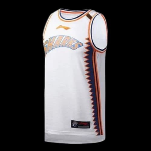 Li-Ning CBA Shanghai Team Basketball Jersey 'White'