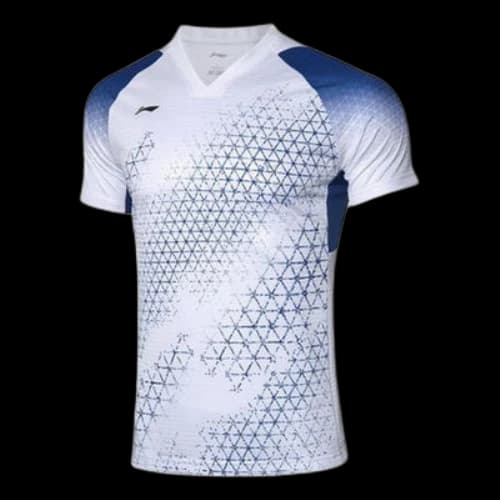 Li-Ning Badminton Series Sport Tee 'White Blue'
