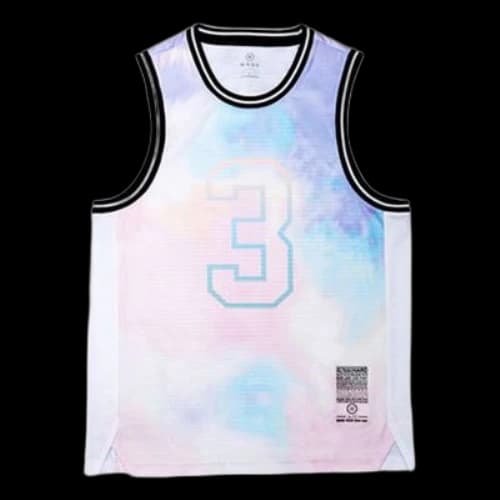 Li-Ning Way Of Wade 8 Graphic Basketball Jersey 'Cotton Candy'