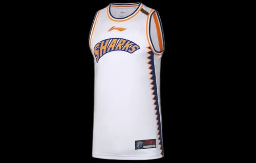 Li-Ning x CBA Shanghai Sharks Jersey 'White Orange'