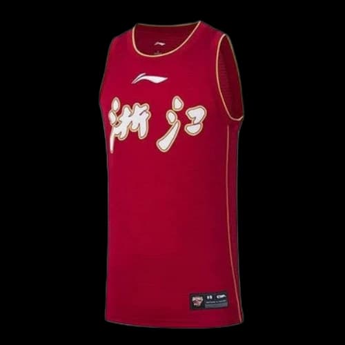 Li-Ning CBA Zhejiang Road Jersey 'Red White'