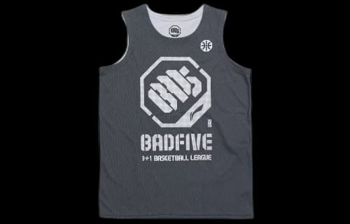 Li-Ning BadFive Logo Basketball Competition Jersey 'Grey'