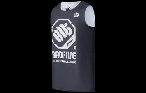 Li-Ning Bad Five Series Jerseys 'Grey White'