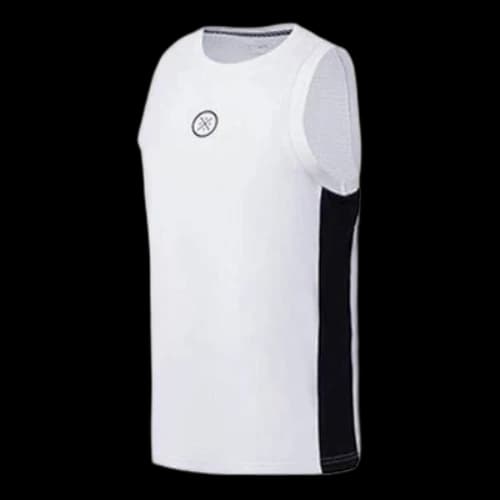 Li-Ning Way Of Wade Logo Basketball Jersey 'White Black'