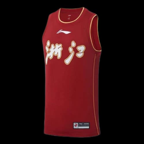 Li-Ning CBA Zhejiang Golden Bulls Basketball Jersey 'Red'
