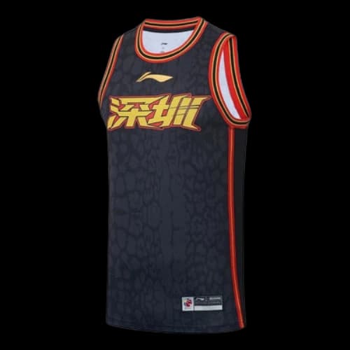 Li-Ning CBA Shenzhen Aviators Basketball Jersey 'Black'