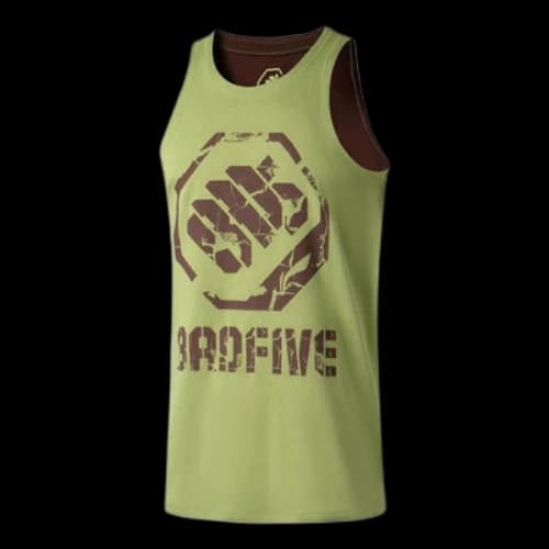 Li-Ning BadFive Graphic Basketball Tank 'Moss Green'