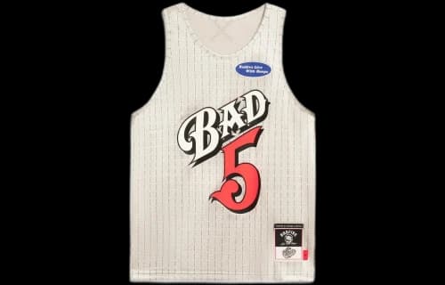 Li-Ning x Mitchell & Ness BadFive Graphic Basketball Jersey 'Grey'
