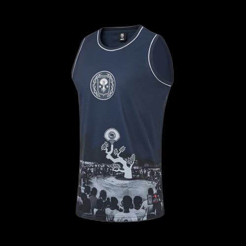Li-Ning BadFive Graphic Basketball Jersey 'Midnight Navy'