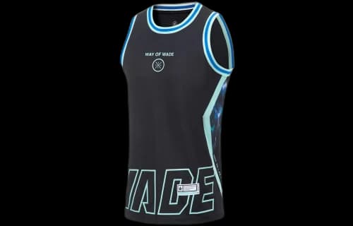 Li-Ning Way Of Wade Graphic Basketball Jersey 'Black Ocean'