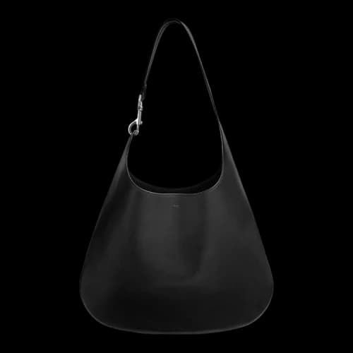 Phoebe Philo Leather Bean Bag 'Black'