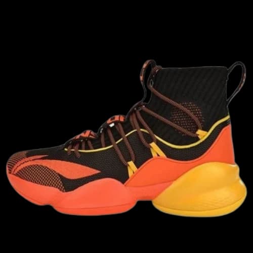 Li-Ning V PLAYOFF High-Top Black/Orange