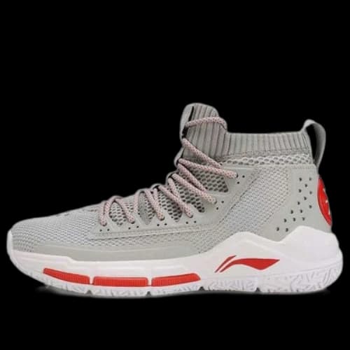Li-Ning Wade Fission 5 Mid 'Grey Red'