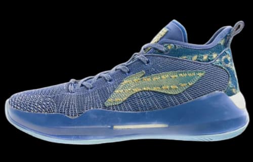 Li-Ning Yushuai XIII Premium Low Basketball Shoes 'Blue Yellow'