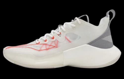 Li-Ning Sonic 8 Low 'White Red'