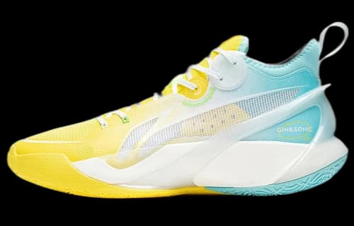 Li-Ning Sonic 10 Mid 'Yellow Pure Blue'