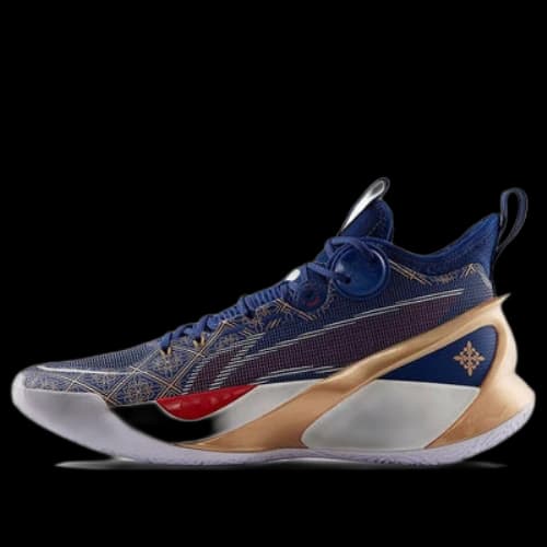 Li-Ning Sonic 10 Ultra Mid 'Blue Gold'