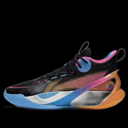 Li-Ning Sonic 10 Ultra Mid 'Black Blue Multi'