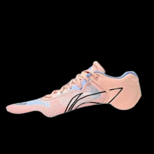 Li-Ning Casual Basketball Shoes Low 'Orange Pink Blue'