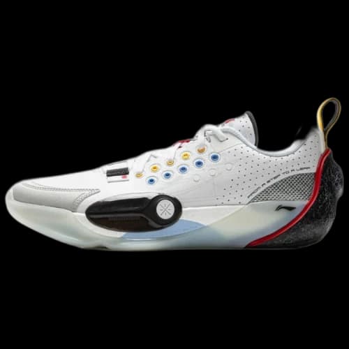 Li-Ning Li Ning All City 13 Synthetic Leather Low top Basketball Shoes Men's White Black